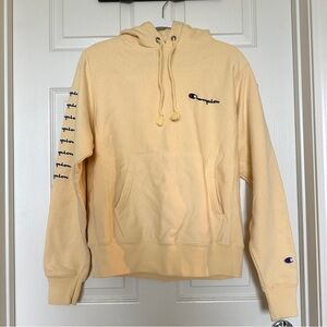 Champion Women's Butter Yellow Hoodie